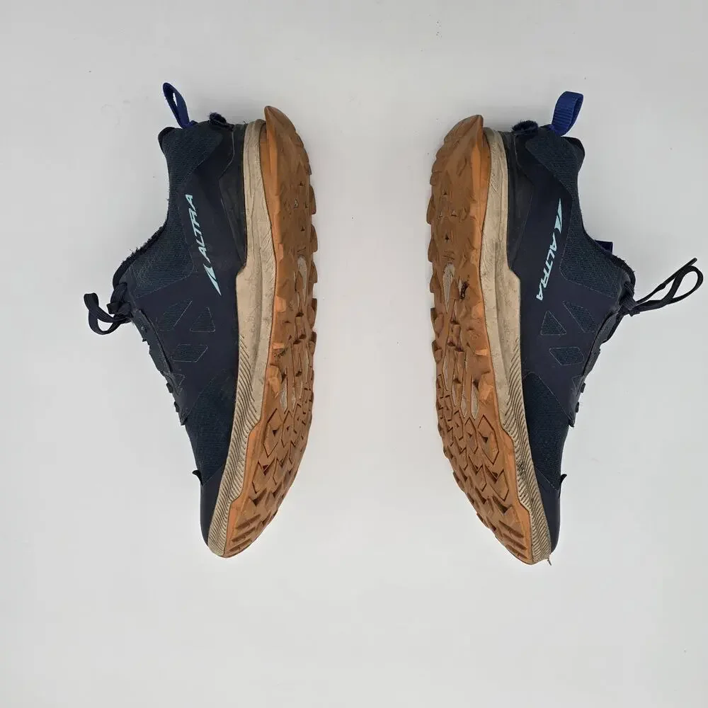 Altra Lone Peak 7 Mens Size 8 Navy Blue Trail Running Shoes Sneakers Zero Drop